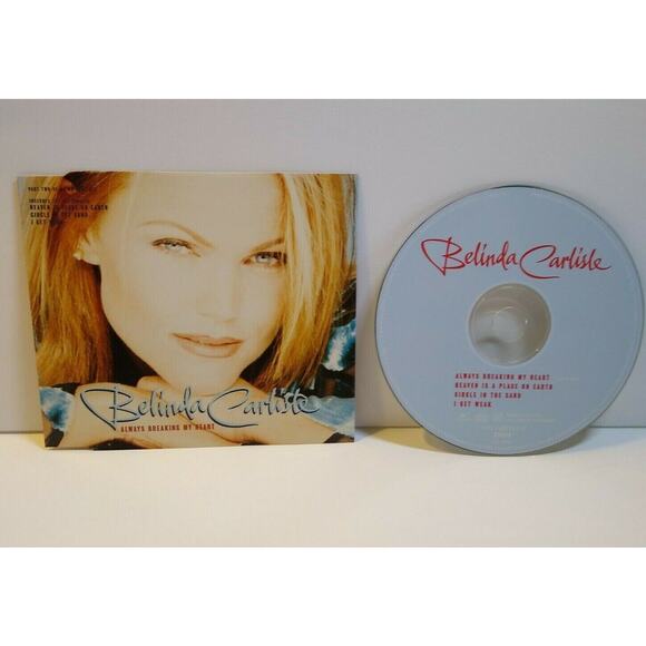 Belinda Carlisle Always Breaking My Heart 1996 CD Single UK No Case Go-Go's - Picture 1 of 3